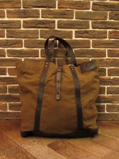 RRL (ダブルアールエル)VINTAGE MODEL TOTE”MADE IN ITALY”(キャンバス×レザートートバッグ”MADE IN ITALY”）
