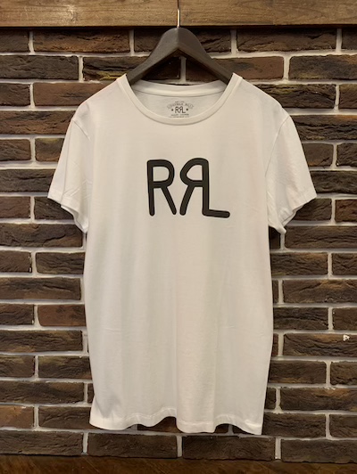 RRL (ダブルアールエル)LOGO TUBE T-SHIRTS ”WHITE”(ロゴTシャツ)