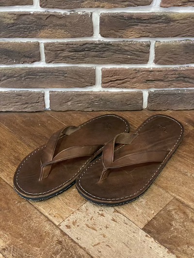 RRL (ダブルアールエル)LEATHER FLIP FLOP ”BROWN LEATHER”