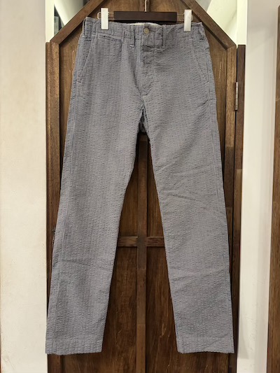 RRL (�_�u���A�[���G��)CHECK SEERSUCKER TROUSER(�V�A�T�b�J�[�g���E�U�[)