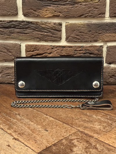 RRL (ダブルアールエル)BIKER WALLET(ロングチェーンウォレット)