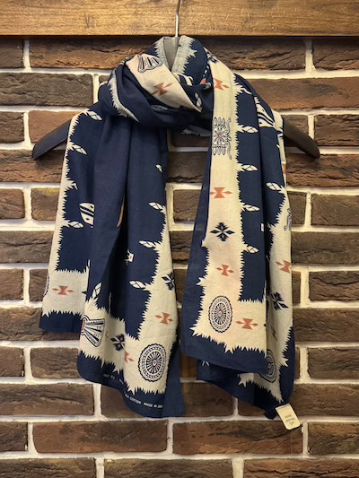 RRL (�_�u���A�[���G��)LIMITED EDITION INDIGO BANDANA SCARF �hMADE IN JAPAN�h