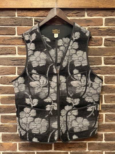 RRL (�_�u���A�[���G��)FLORAL WOOL BLEND VEST