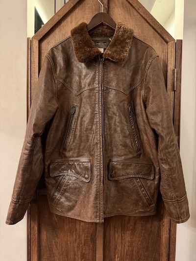RRL (�_�u���A�[���G��)SHEARLING LEATHER COAT