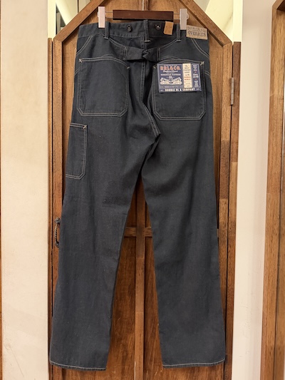 RRL BUCKLEBACK DENIM PANTS ENGINEER FIT