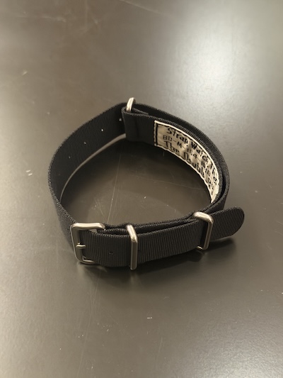 RRL WATCH STRAP BLACK