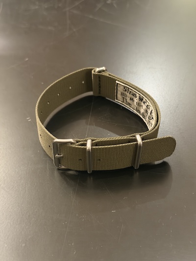 RRL WATCH STRAP DARK OLIVE