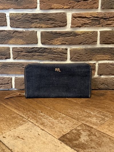 RRL DENIM TRAVEL WALLET