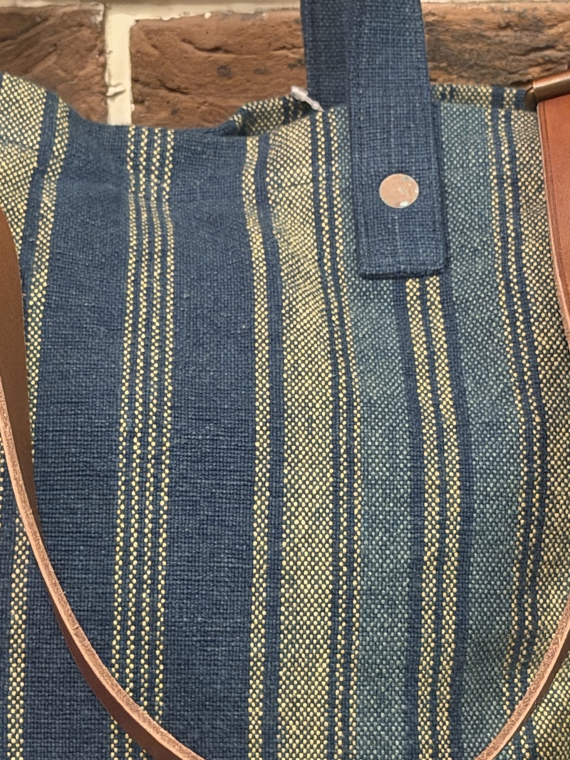 RRL INDIGO STRIPE 2WAY TOTE BAG RRL 2WAY トート（画像7）
