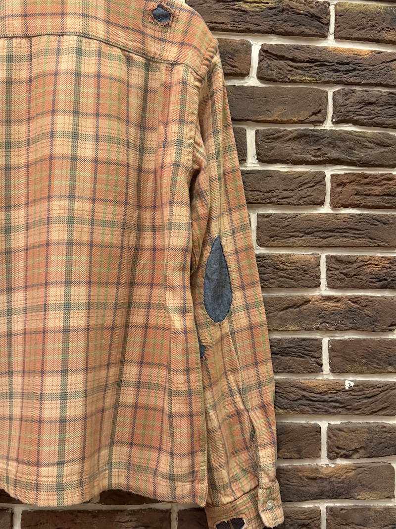 RRL Custom Work Shirts RRL ダメージリペアカスタムワークシャツ（画像8）