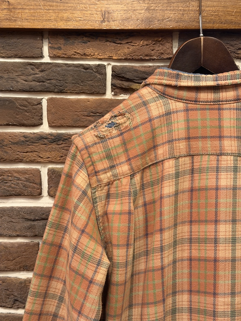 RRL Custom Work Shirts RRL ダメージリペアカスタムワークシャツ（画像10）