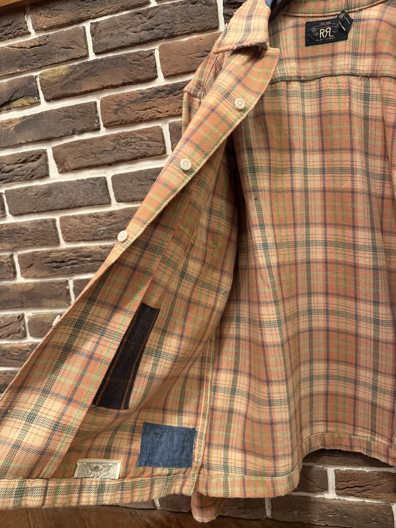 RRL Custom Work Shirts RRL ダメージリペアカスタムワークシャツ（画像12）
