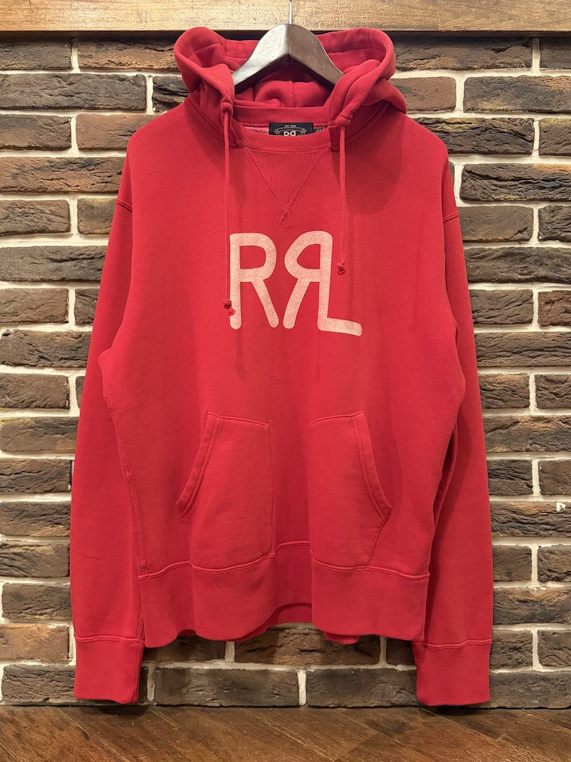 RRL Logo Hoodie RRL 後付けパーカー