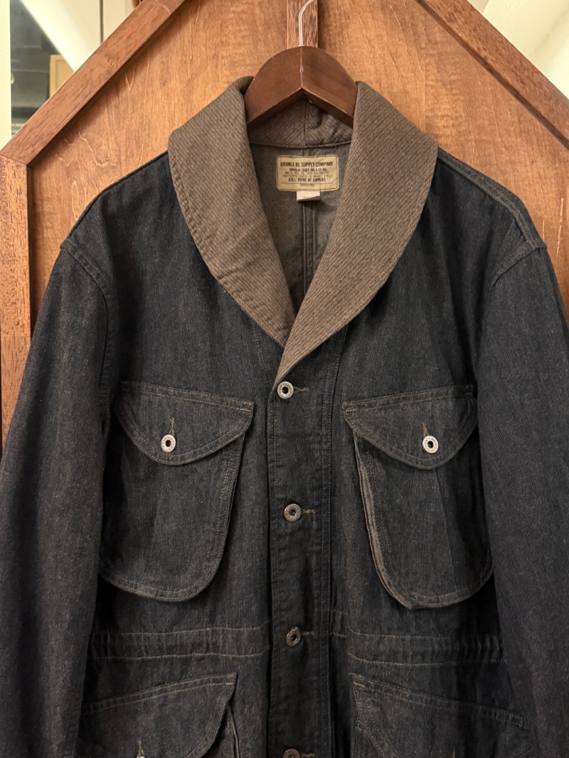 RRL DENIM COAT RRL ショールカラーデニムコート（画像2）