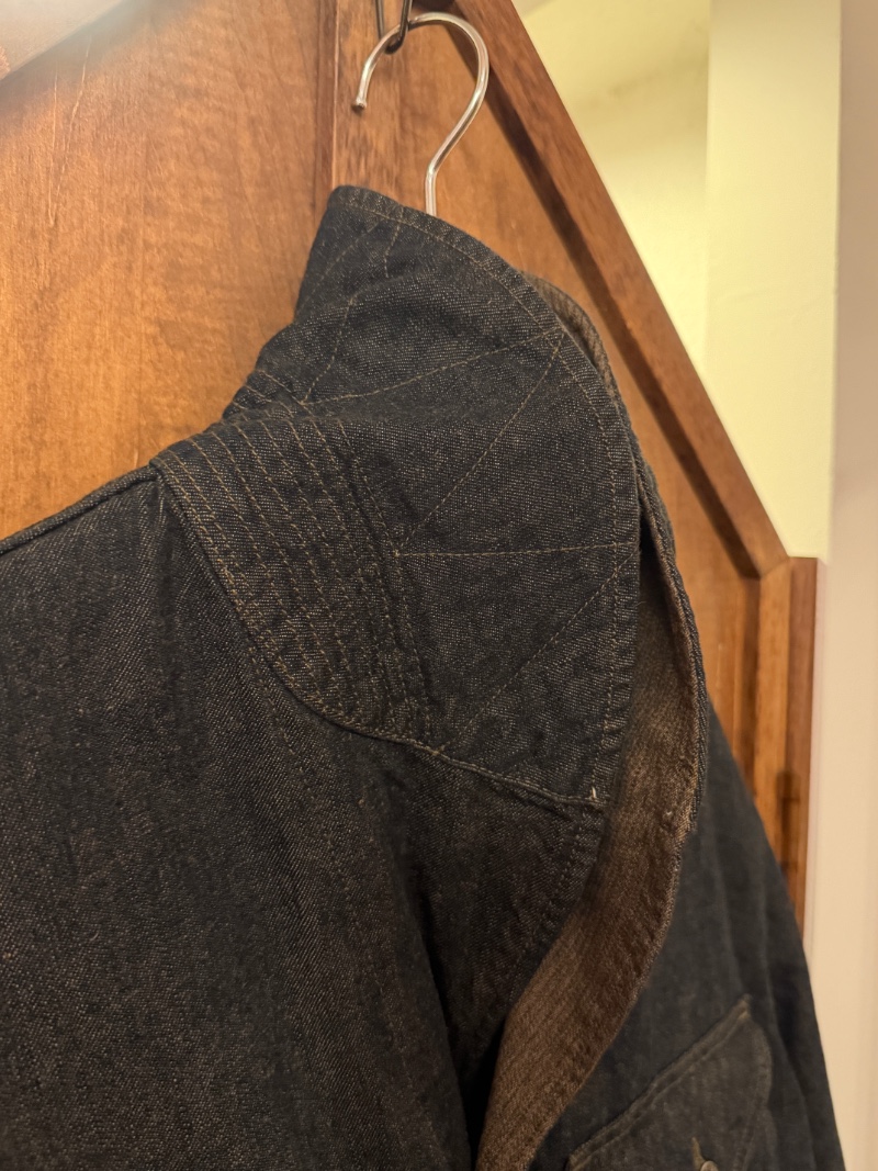 RRL DENIM COAT RRL ショールカラーデニムコート（画像10）