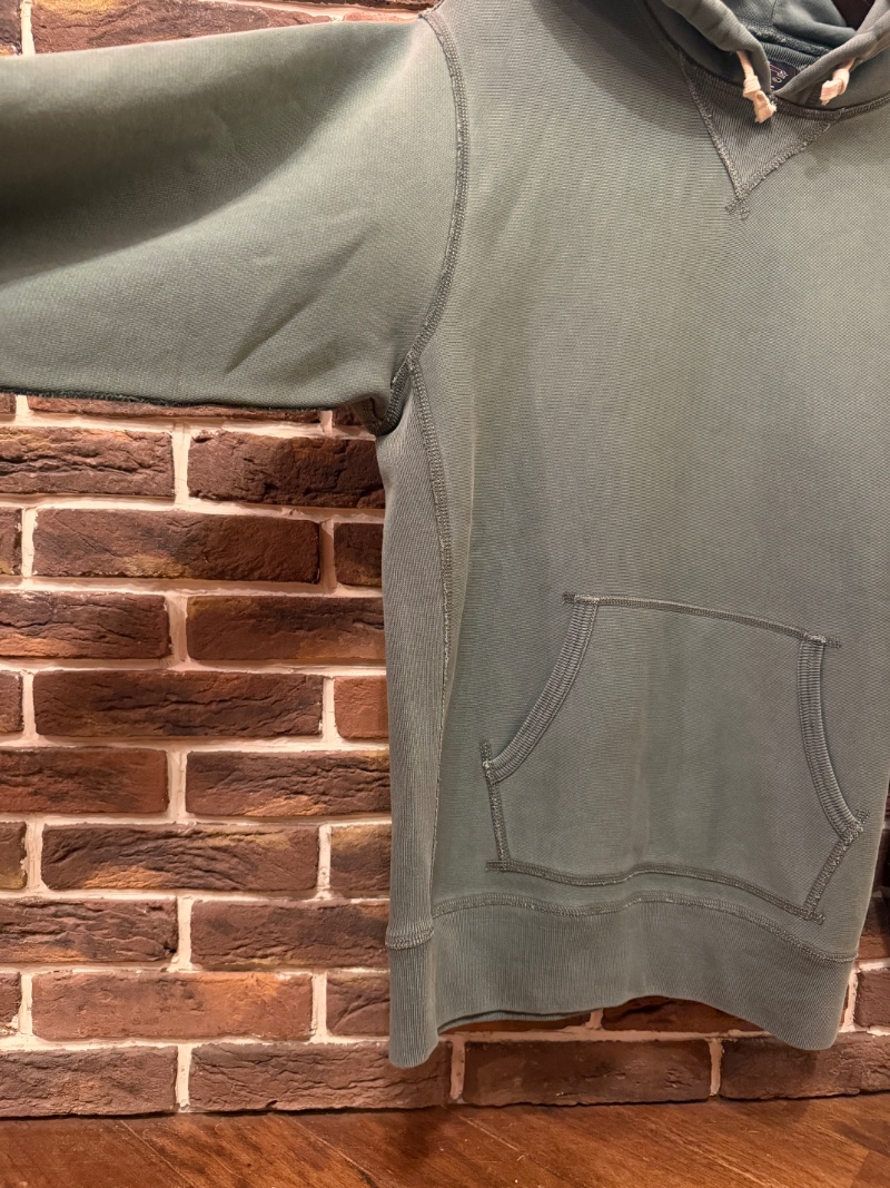 RRL GREEN HOODIE RRL スウェットパーカー（画像9）