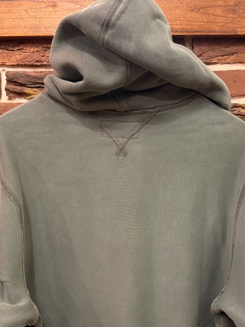 RRL GREEN HOODIE RRL スウェットパーカー（画像10）